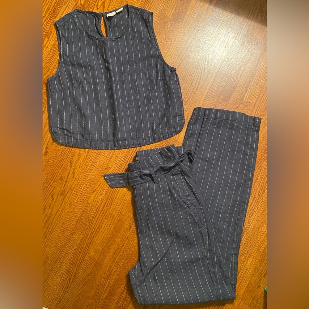 100% Linen Catherine Malandrino Outfit